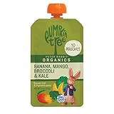 Peter Rabbit Organics Mango, Broccoli and Kale Puree, 4.4 Ounce Squeeze Pouch (Pack of 10)