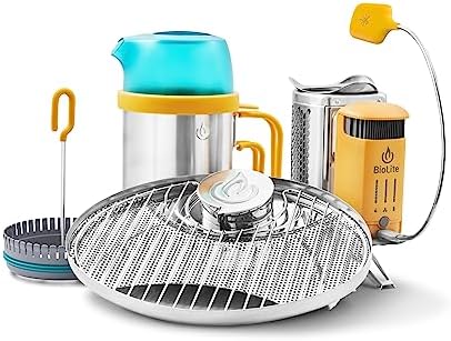 BioLite CampStove 2+ Wood Burning, Electricity Generating & USB Charging Camp Stove, Complete Kit