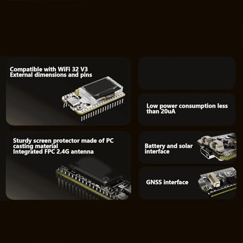 Placa Lora 32 V4 módulo WiFi Bluetooth pantalla visualización IoT Meshtastic Smart Home 5
