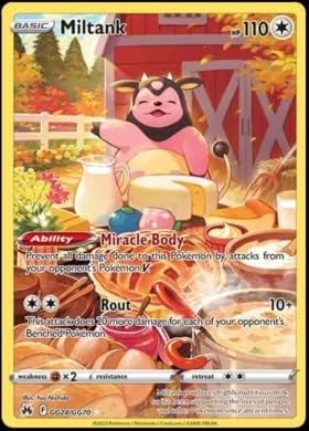 Pokemon - Miltank GG24/GG70 - Crown Zenith - Galarian Gallery - Holo Rare Card