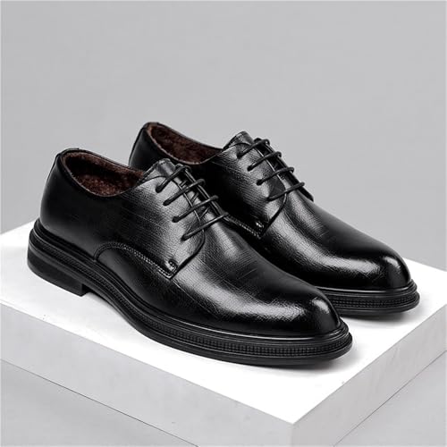 Men's Genuine Leather Oxford Shoes Business Formal Dress Shoes for Wedding Low Cut Lace Up Comfortable Loafer3