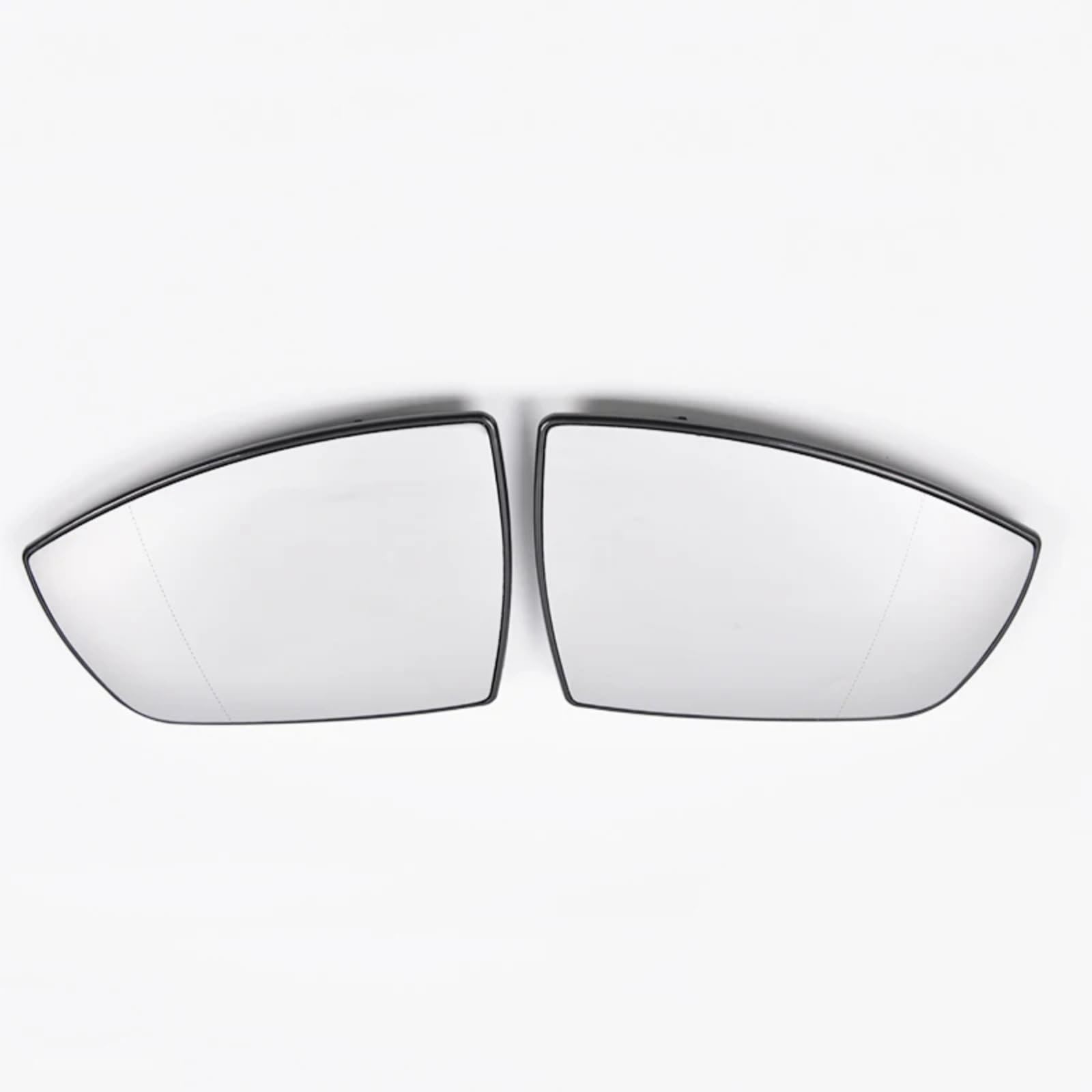 Compatible avec Pour Kuga Pour S-Max Pour Ecosport 2006-2015 2016 2017 2018 2019 Voiture Chauffante Pour Rétroviseur Extérieur En Verre Miroir De Porte Convexe Verre rétroviseur auto(2pcs)