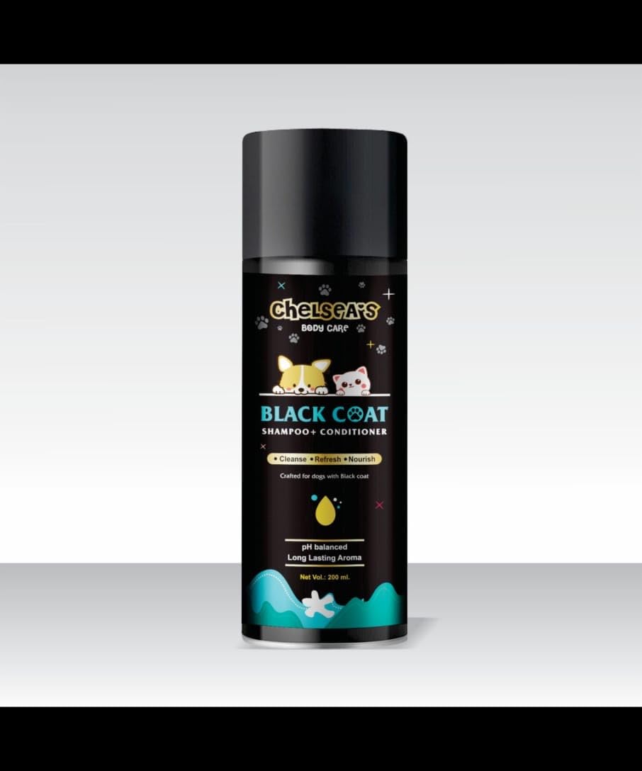 Chelseas Body Care Black Coat Shampoo for Dogs 200 Ml (B0D319XF9Q) Amazon Price History, Amazon Price Tracker