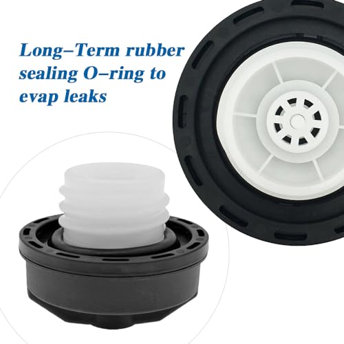 Middrivr Locking Gas Cap, Gas Cap Lock, Gas Lock Fuel Cap with Key, Locking Fuel Cap Cover Fit for Toyota 4Runner, Chevy Silverado 1500 2500 3500, Nissan GMC Subaru Buick #10504 77300-47020