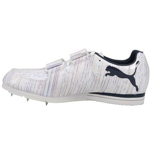 PUMA PUMA mens Evospeed Triple Jump/ Pole Vault 8 Sp Track and Field Shoe, Puma White-spellboun, 14 US