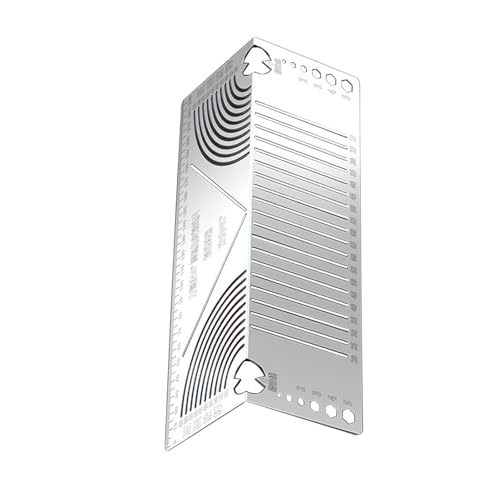 Strong Metal Pipe Notching Guide Multifunction Pipe Layout Tool 3 Size for Accurate Sheet Metal Layout Marking Double Purpose Sc