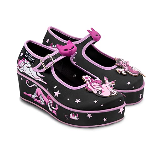 Image of Hot Chocolate Design Whimsical Women's Platform Mary Jane Shoes