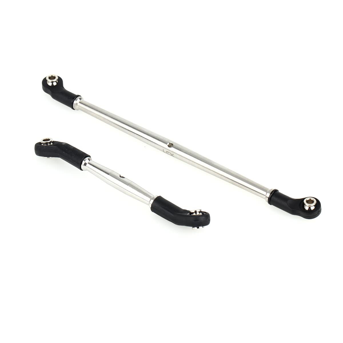 LCX Racing 1/10th RC Crawler Car Stainless Steel Front Steering Linkage for Traxxas TRX4 TRX6, Upgrades Parts Accessories