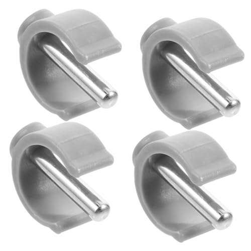 Healvian 4pcs Walker Buckles Secure Walker C-Shape Clamp for Walking Stick Climbing Stick