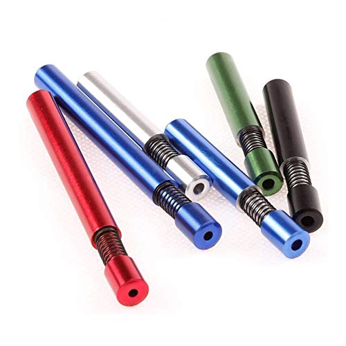 JYSLI Solide Qualité Tubes métalliques Tabac à Pipe Filtre Pipe fumée Narguile Grinder Herb Embouchure Printemps Porte-Cigarette Excellent (Color : Multi-Colored)