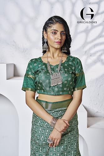 Image of GRECIILOOKS Saree | Women Saree | Saree for women latest design | Saree | Saree for Women | Silk Saree | Banarasi Saree