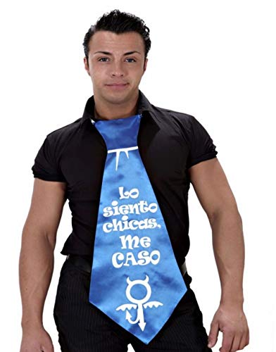 Corbata gigante azul lo siento chicas Cover