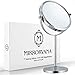 MIRRORVANA 7 Inch Vanity Makeup Mirror, 1X and 10X Magnifying Mirrors