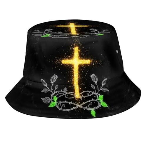 Image of Funny Duck Bucket Hat Fisherman Hat Beach Travel Sun Hat Outdoor Cap for Unisex Men Women