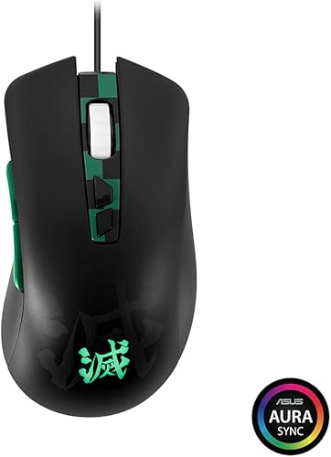 Miniatura 2 de ASUS TUF Gaming Mouse ergonómico para juegos con cable de 7000 DPI sensor óptico 7 botones táctiles programables iluminación RGB AuraSync