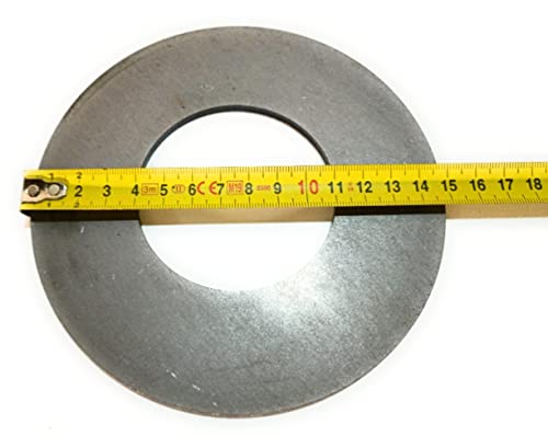 Extra Large Washer 150x72x4mm for Heavy Machinery, Metallic colour, Exterior 150mm, interior 72mm, grueso 4mm - Image 2