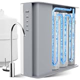 Reinmoson 7 Stage Reverse Osmosis System Under Sink, NSF Certified TDS Reduction 2:1 Pure to Drain R