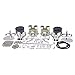 EMPI Dual 44 HPMX Carb. Kits With Chrome Air Cleaners, Compatible With Type 1 47-7319