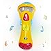 Xrten Musica Karaoke Microfono Toy, Prima Infanzia per Bambini Giocattoli Microfono con Registrazione Vocale Cambio di Voce Luci Colorate