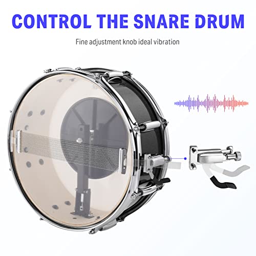 Donner Drum Set Adult with Practice Mute Pad,5-Piece 22 inch Full Size Acoustic Drum Kit, Black- DDS-520 - image 4