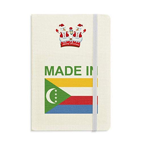 Carnet de notes Comores, une idée cadeau originale avec motif hiver