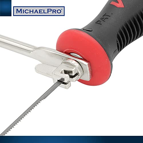 MichaelPro 6-Inch Deep Coping Saw, Coping Frame comes with Replacement Blades, Hand Woodworking Tool | MP018006 - Thumbnail 5