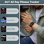 Smart Watches for Men Women iPhone & Android, Alexa Bulit-in, 1.8" Touch Screen Smart Watch with Answer/Make Calls, Fitness Tracker with Heart Rate/Sleep/SpO2 Monitor, IP68 Waterproof,120+ Sport Modes - Image 3
