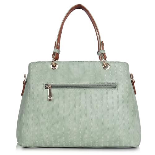 Image of Lady Quinton Women's Striped Line Handbag for Women| Ladies purse | Stylish Shoulder Bag | Gift for Women