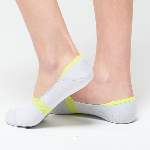 Foot Cardigan No Show Colors Socks 5 Pack, Unisex2