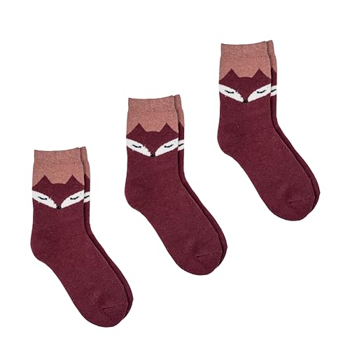 Image of Shag Wear Women's Novelty Angora Socks, Cute Animal Casual Cozy Soft and Warm, 3 Pack