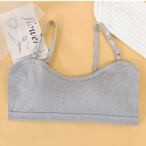 Baby Girls Training Bra Teens Cotton Seamless Sports Bras with Pads4