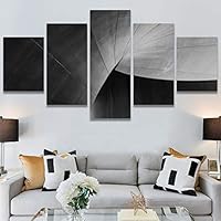SIGNWIN 5 Panel Canvas Wall Art Abstract Colorful Hallway Industrial Lights Modern Artwork for Home Decorations Ready to Hang - 60