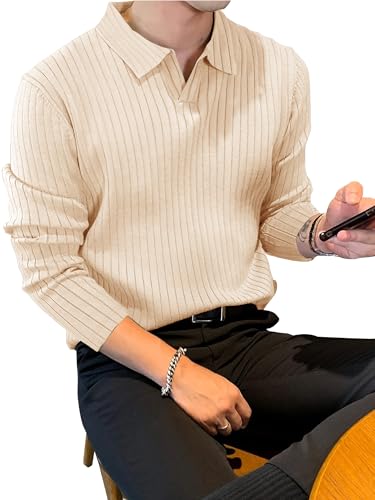 Image of Noble Monk Relax Fit |Textured| Lycra | Polo Neck T-Shirt