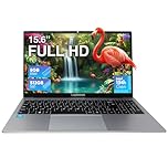 15.6" Full HD Windows 11 Laptop (Dec 2025 Release) - Intel 15th Gen, 8GB RAM 512GB M.2 SSD, Windows 11 Home, Dual-Band WiFi, Integrated Webcam - S15 N6 Quad-Core, 15 Inch Lightweight Laptop