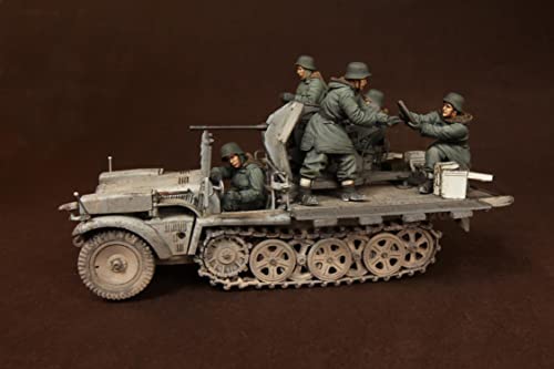 Kit Modelo Resina 1:35 Con 5 Figuras sin Montar miniatura 2