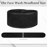 obeoby 4 Pack Spa Facial Headbands for Women, Spa Gifts for Mother‘s Day Adjustable Face Wash Headband Make Up Wrap Head - Image 3