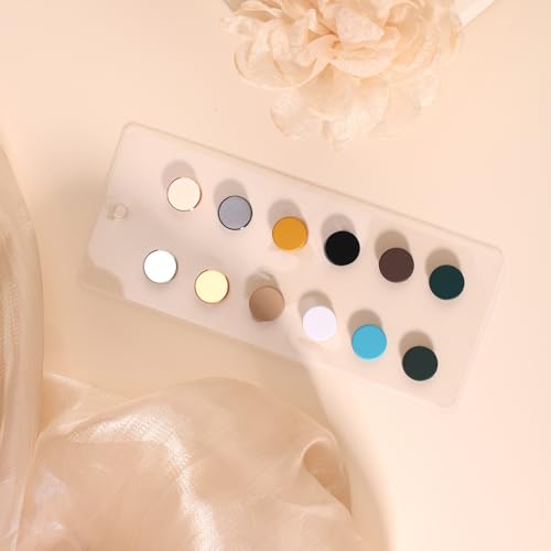 Image of 12pcs Hijab Magnetic Pins, Strong Hijab Magnets Multi-Purpose Scarf Clasp Pinless Brooch Buttons for Women Scarves Clothes Dress (Color B)