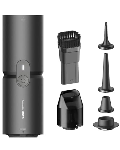 HOTO Aspirabriciole senza Fili Potente 15000pa, 4 in 1 Mini Aspirapolvere Auto Portatile,...