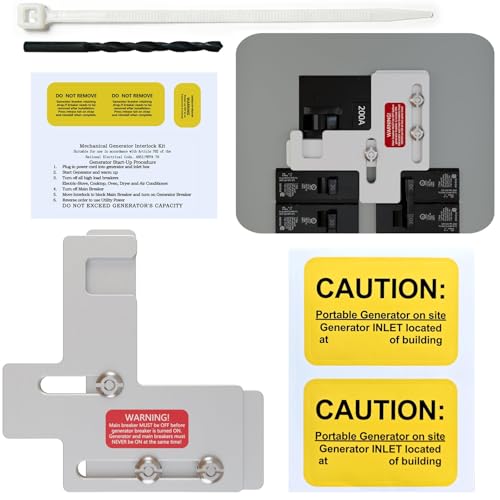 Évitez les retours de courant avec ce kit de verrouillage générateur 150 200 ampères