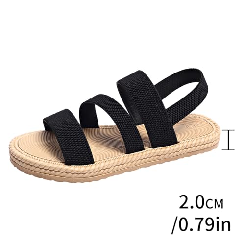 Sandales plates décontractées confortables à brides d'été
