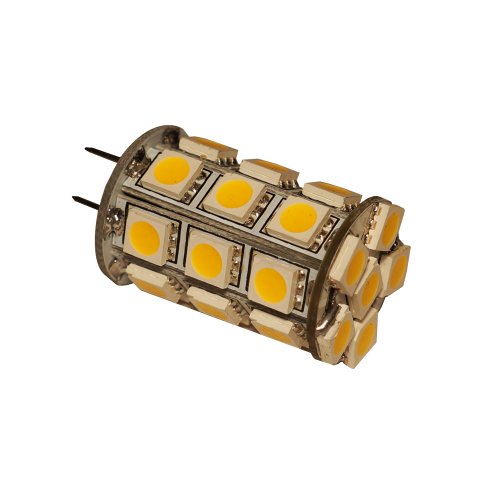 ECO-LITE 4.5w GY6.35 Base Led Warm White Light Bulb for Automotive, Cabinets, Marine Lighting