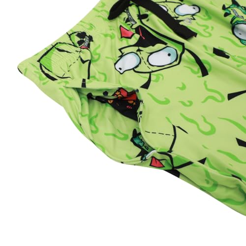 Men's Adult Invader Zim Green Sleep Pants - Irken Invasion Sleepwear2