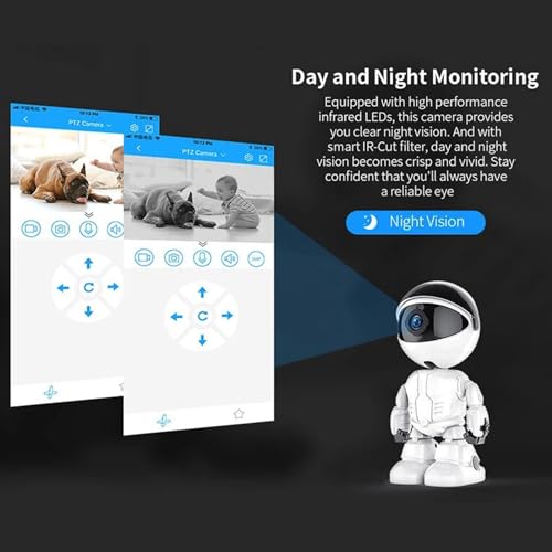 Security Camera, 1080P Night Vision Two Way Sound Motion Detection Alarm 360 Degree Coverage, Survailence Camera for Baby Nanny Pet (US Plug) Security Camera, 1080P Night Vision Two Way Sound Motion Detection Alarm 360 Degree Coverage, Survailence Camera for Baby Nanny Pet (US Plug)