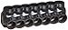 Morris Products 97547 Multi-Cable Connector, Insulated, Single Entry, Black, 7 Ports, 250 - 6 Wire Range, 5/16" Allen Hex 7 Ports, 250 - 6 Wire Range, 5/16" Allen Hex