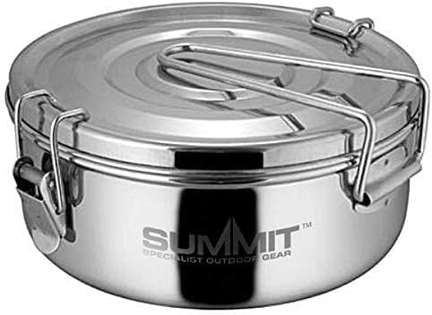 Summit Unisex Adult Stainless Steel Camping Pot Silver One Size