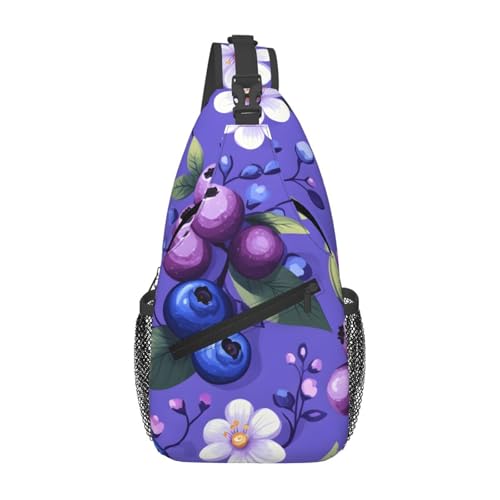 Bolso tipo Sling Azul para Hombre y Mujer miniatura 1