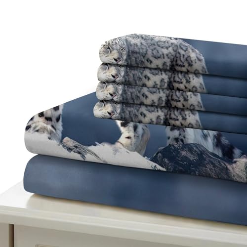 Linge de lit microfibre entretien facile et anti-plis imprimé 3D