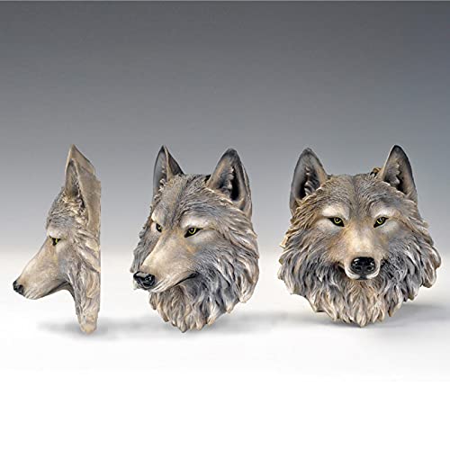 Estatua decorativa cabeza animal para pared estilo escandinavo miniatura 3