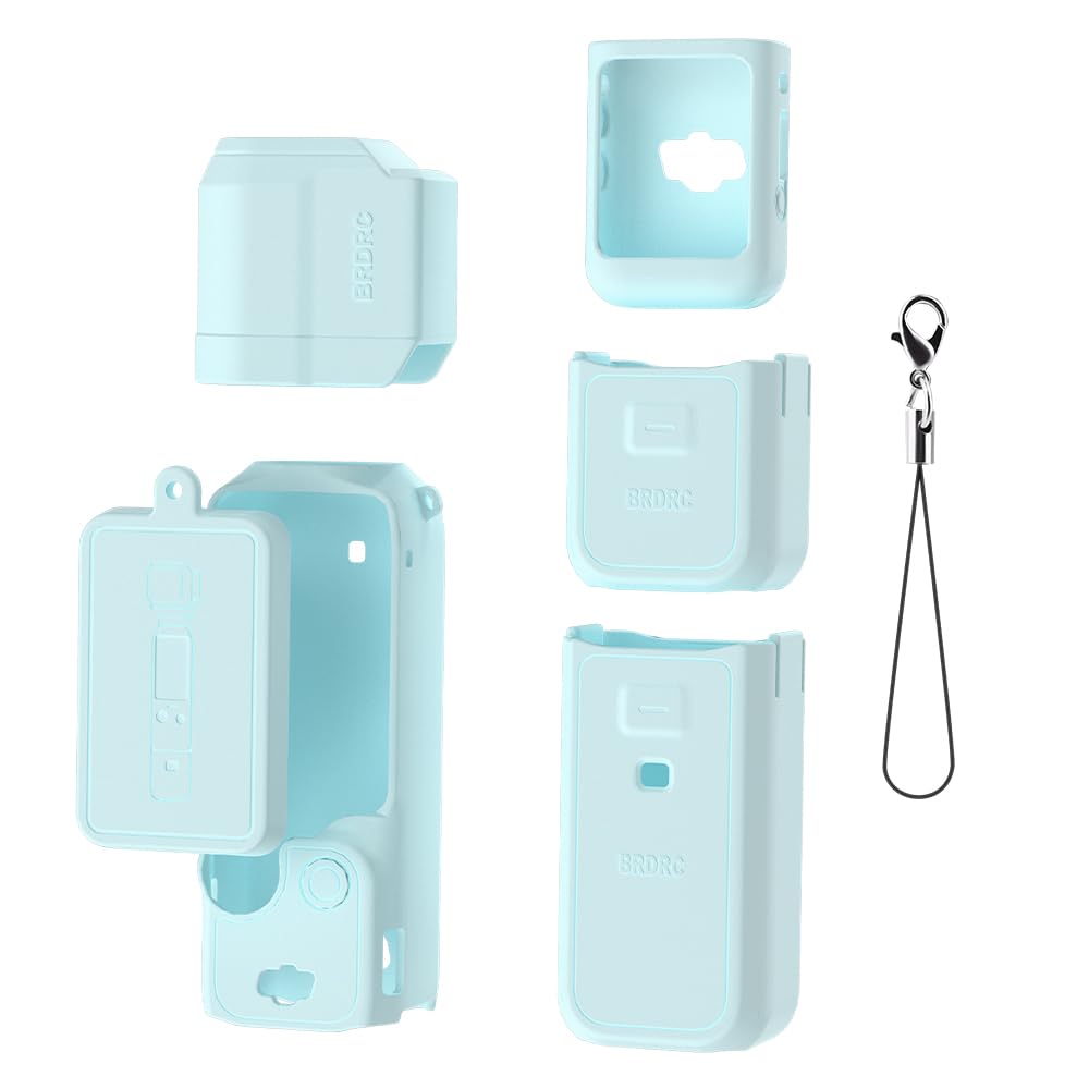 CAPART Silicone Protective Sleeve for DJI OSMO Pocket 3 Creator Combo, Scratch-Proof Protective Cover Skin of Body | Screen | 1/4" Thread Handle |