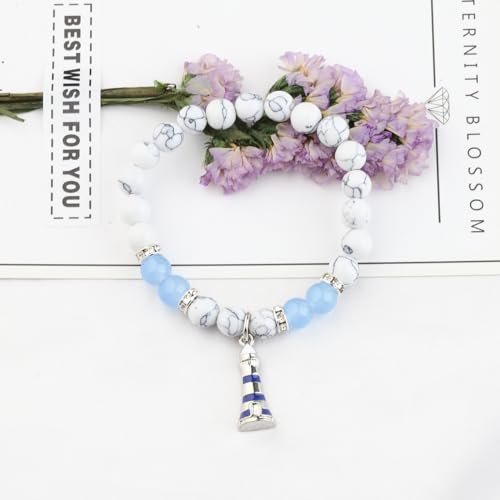 WSNANG Lighthouse Bracelet for Women Nautical Bracelet Lighthouse Fashionable Bracelet Gift for Lighthouse Lover Gifts 7